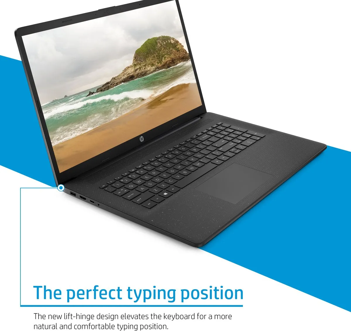 HP 17-cn0104na Laptop - 17.3" Full HD - 8GB RAM - 128GB SSD - Zwart