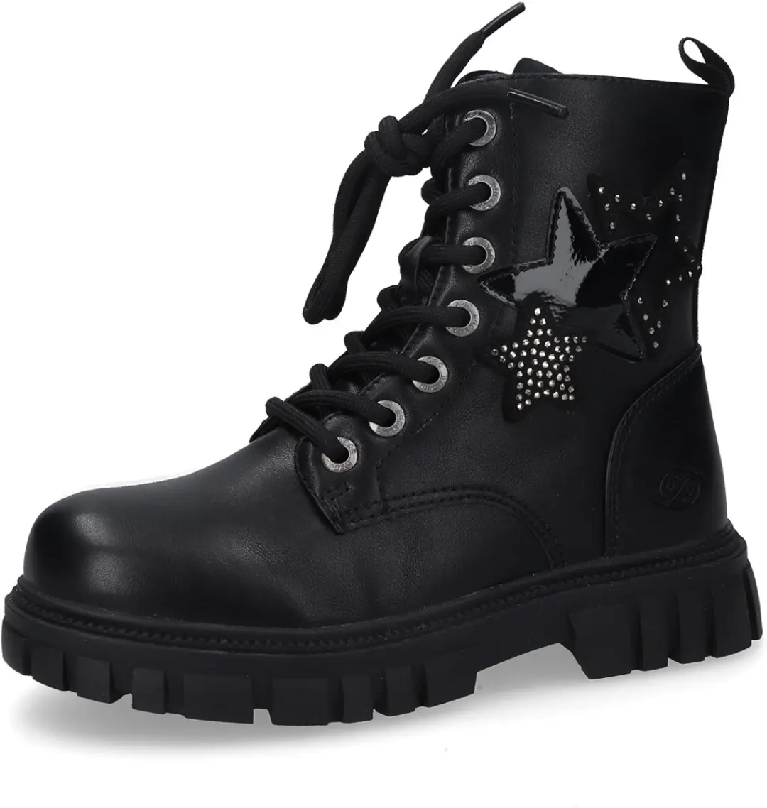 Dockers by Gerli meisjeslaarzen met veters 59TN705-610155 met warme voering