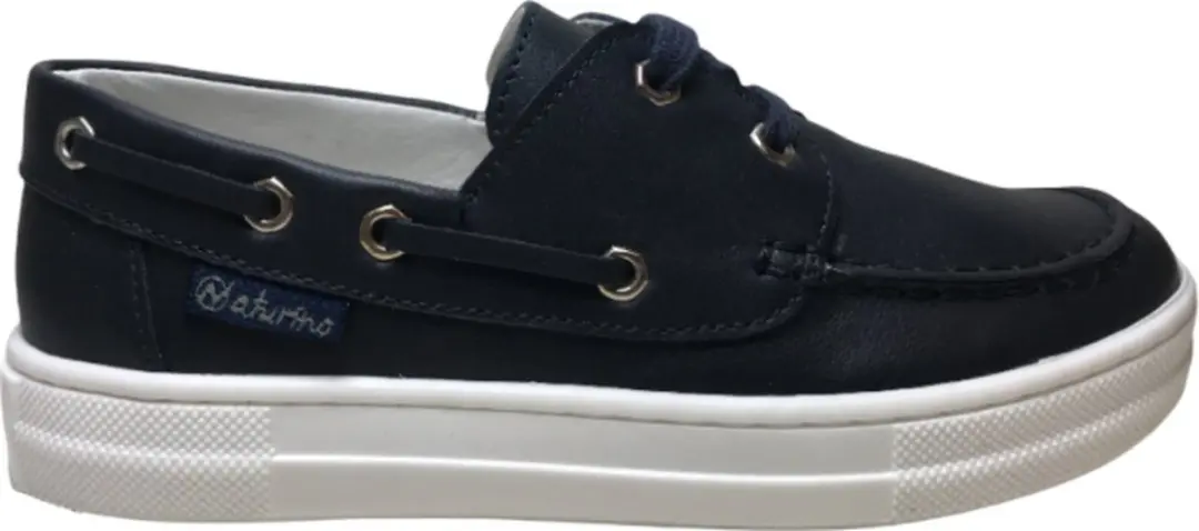 Naturino mt 31 veter lederen boot schoenen Signa navy