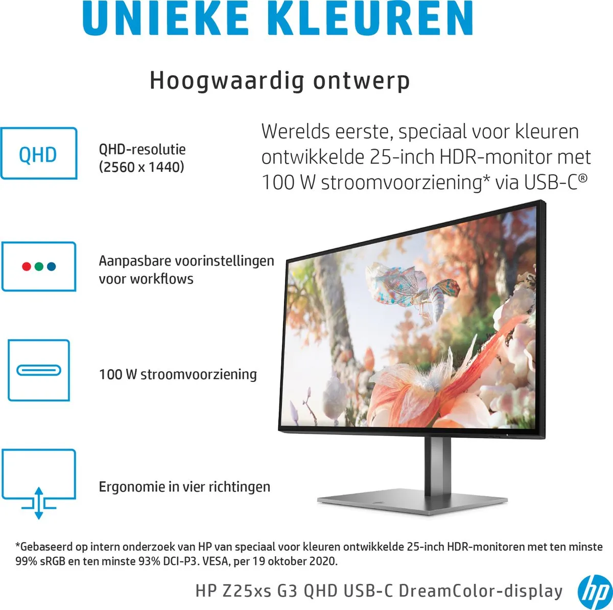 HP Z25xs G3 DreamColor 63,5cm QHD Monitor