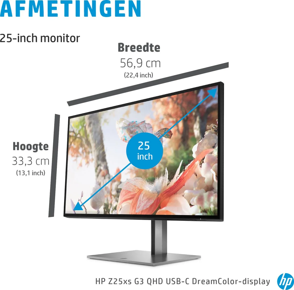 HP Z25xs G3 DreamColor 63,5cm QHD Monitor - afbeelding 6 van 6