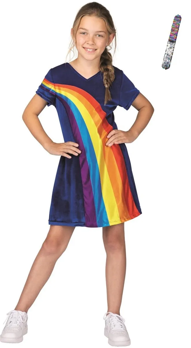K3 Regenboogjurk 116