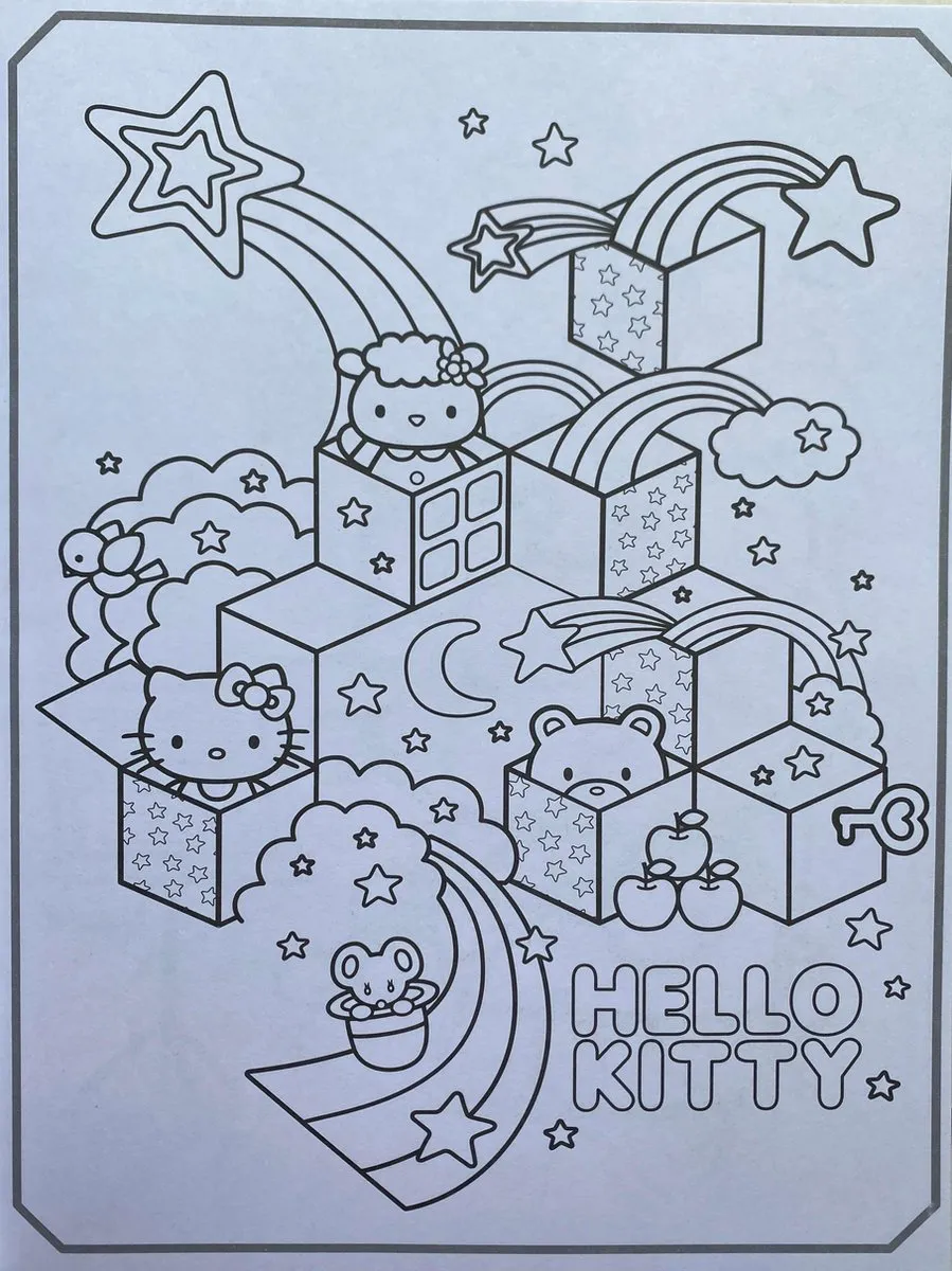 Hello Kitty Colorama Kleurboek - 48 Kleurplaten - Multi