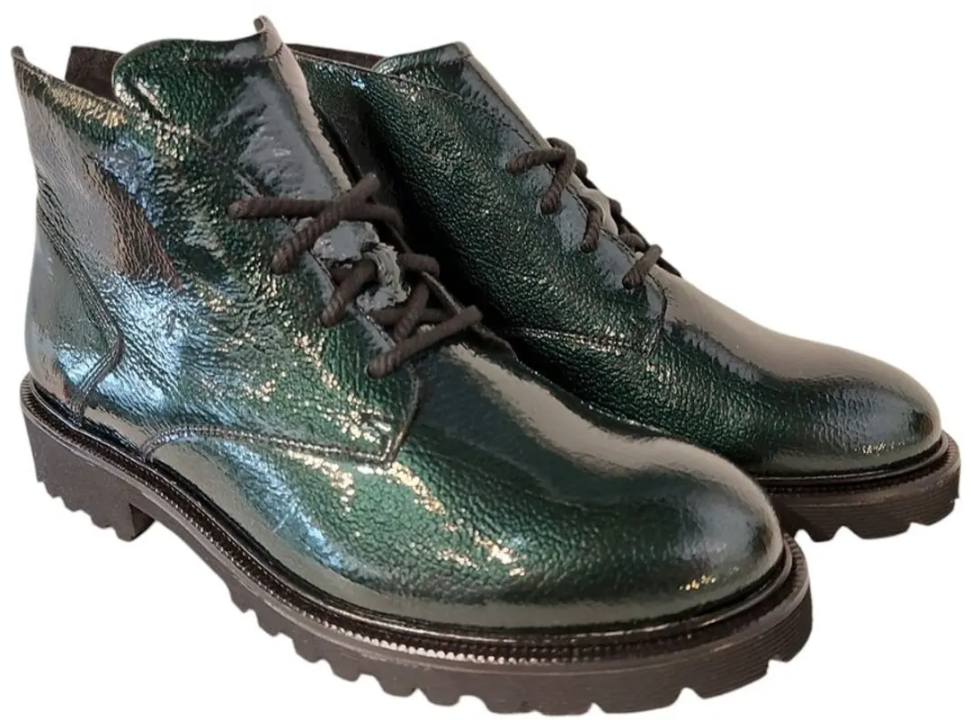 Durea Korte Veterboot 9797 185 1245 Groen Lak