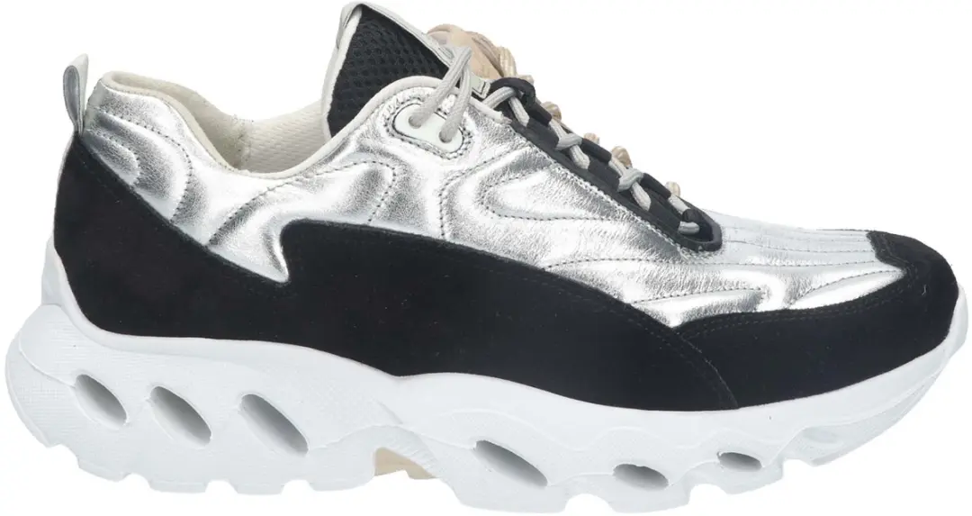 Durea 6311 Sneaker FlowMotion - Zwart/Zilver