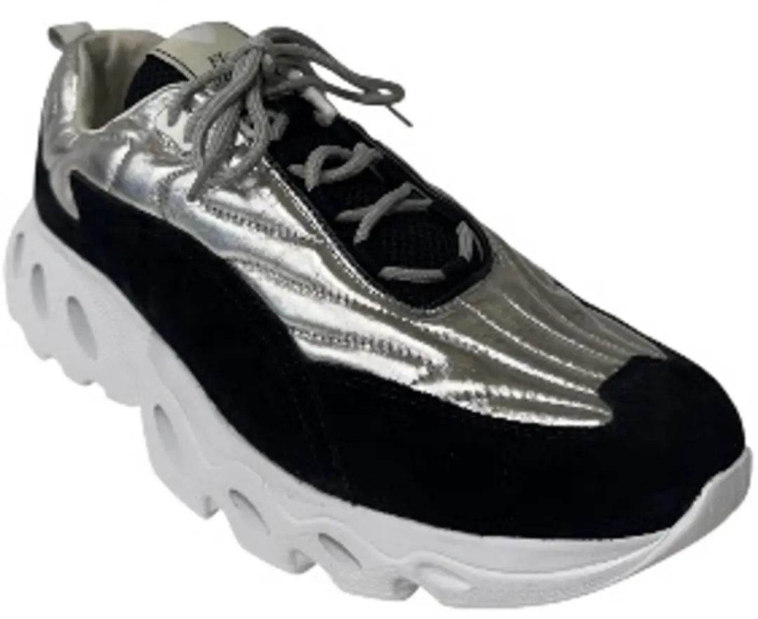 Durea 6311 Sneaker FlowMotion - Zwart/Zilver