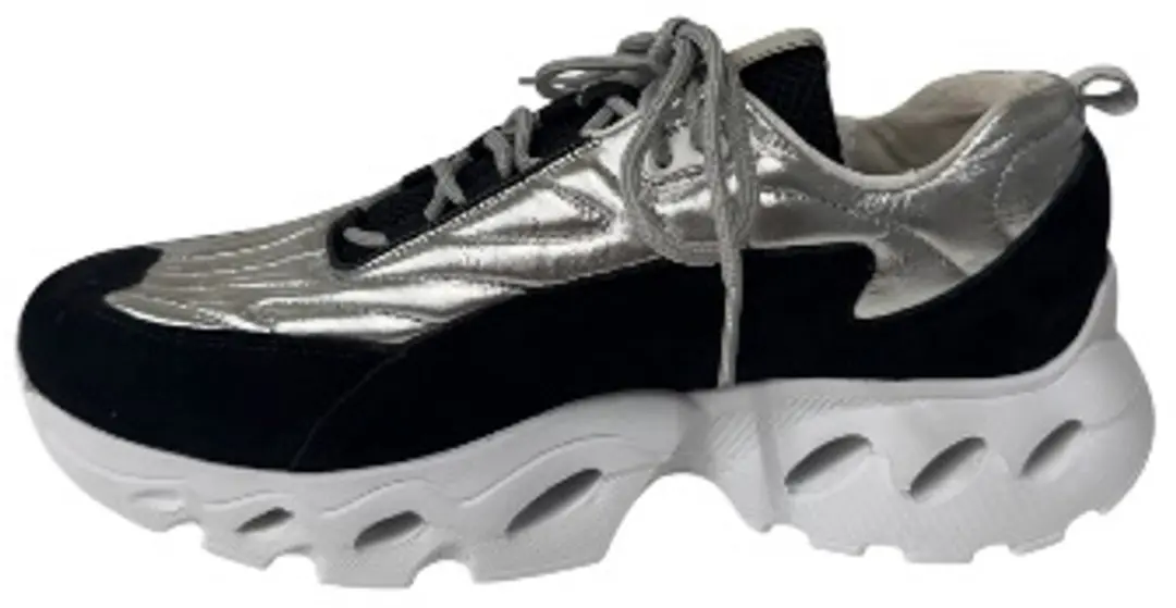Durea 6311 Sneaker FlowMotion - Zwart/Zilver
