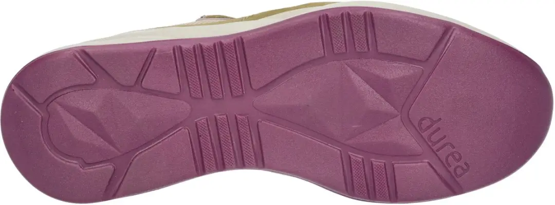 Durea 6317 Suède Groene Dames Sneakers - 38
