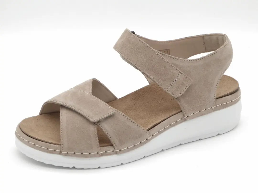 Durea Dames Sandaal 7432-035-2067 - Taupe - Maat 41
