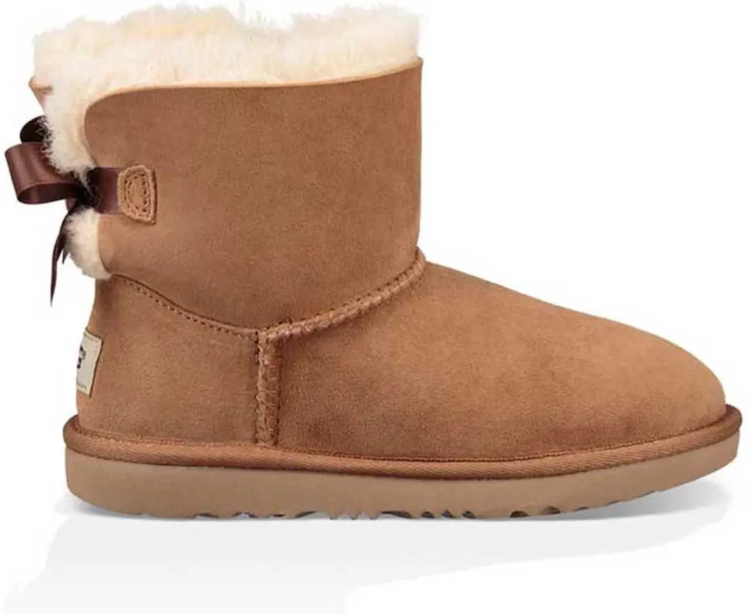 UGG K Mini Bailey Bow II Kinderlaarzen - Cognac 35
