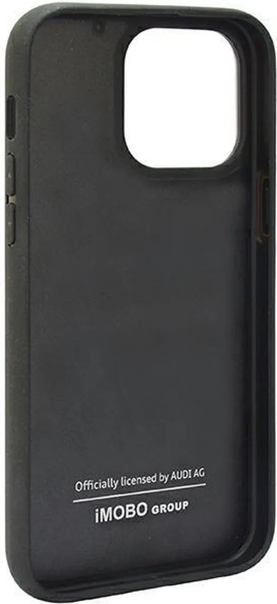 Audi Sport Carbon Fiber Back Case - iPhone 14 Pro - Zwart