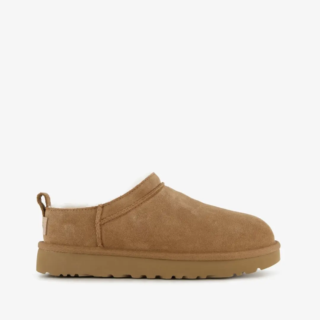 UGG Micro Boot Suede Dames Bruin - Maat 36