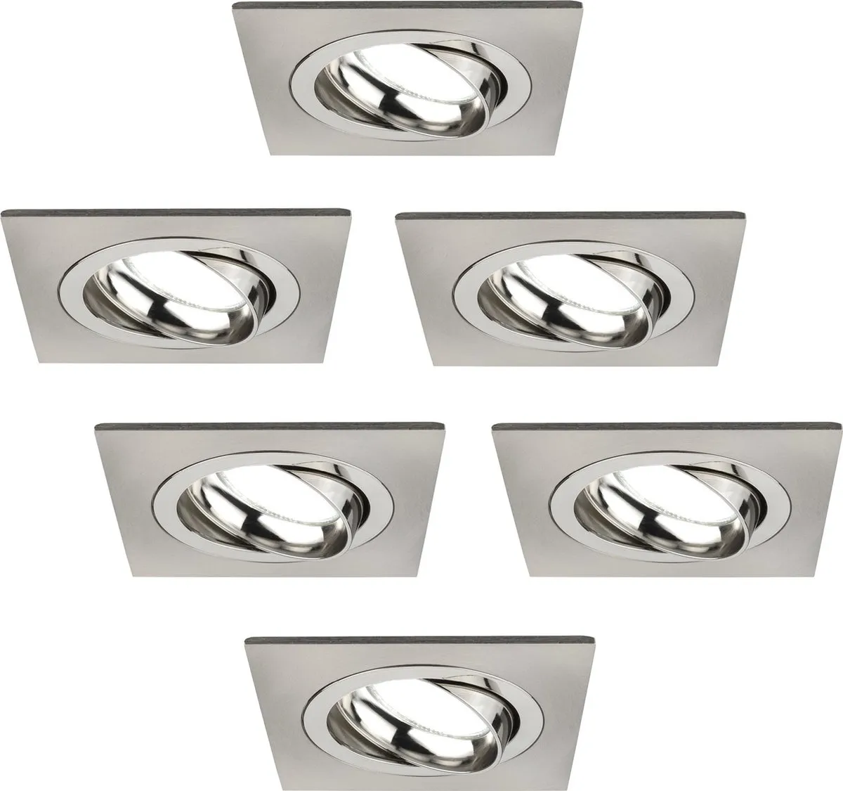 Ledvion 6x Inbouwspot Sevilla Dimbaar 3W 6500K