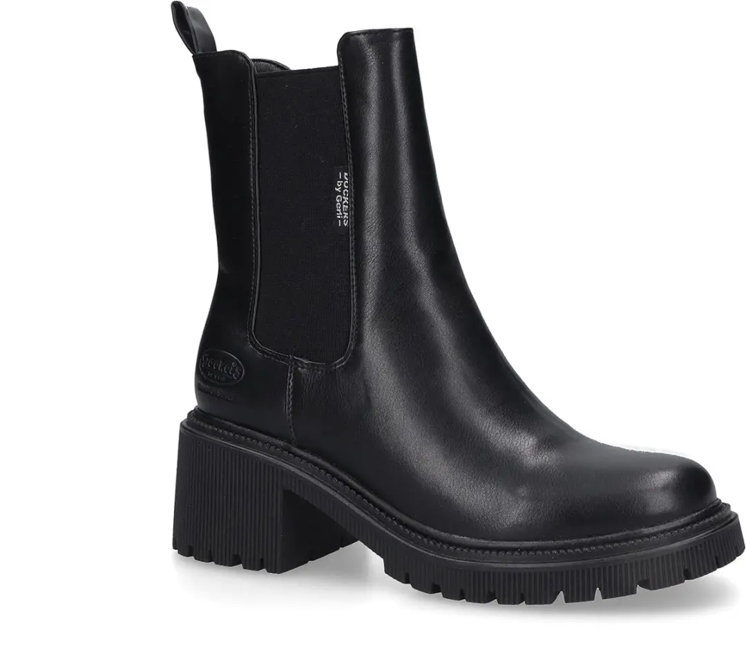 Dockers by Gerli Dames Boots Enkellaars Stiefelette 57NA201-610-100 Zwart
