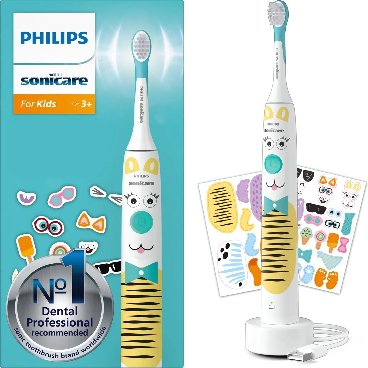 Philips Sonicare For Kids HX3601/01 Elektrische Tandenborstel