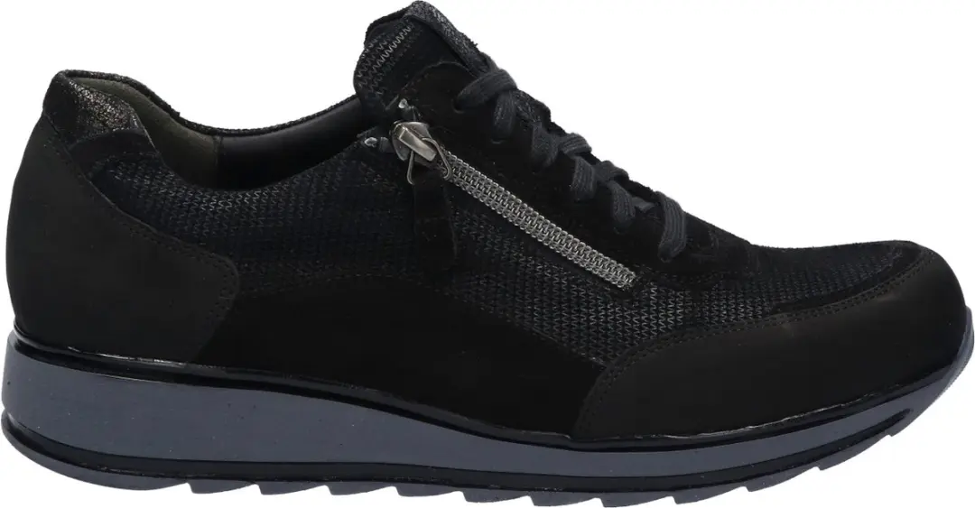 Durea sneaker art. 6263 685 9837 H leest zwart maat