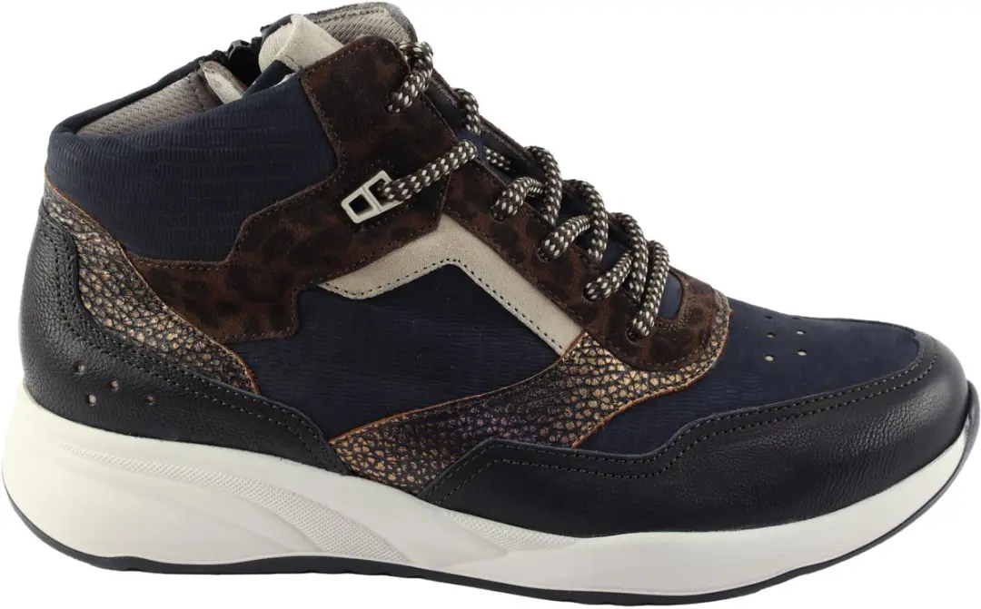 Durea 9778 Sneaker Zwart/Donkerblauw H