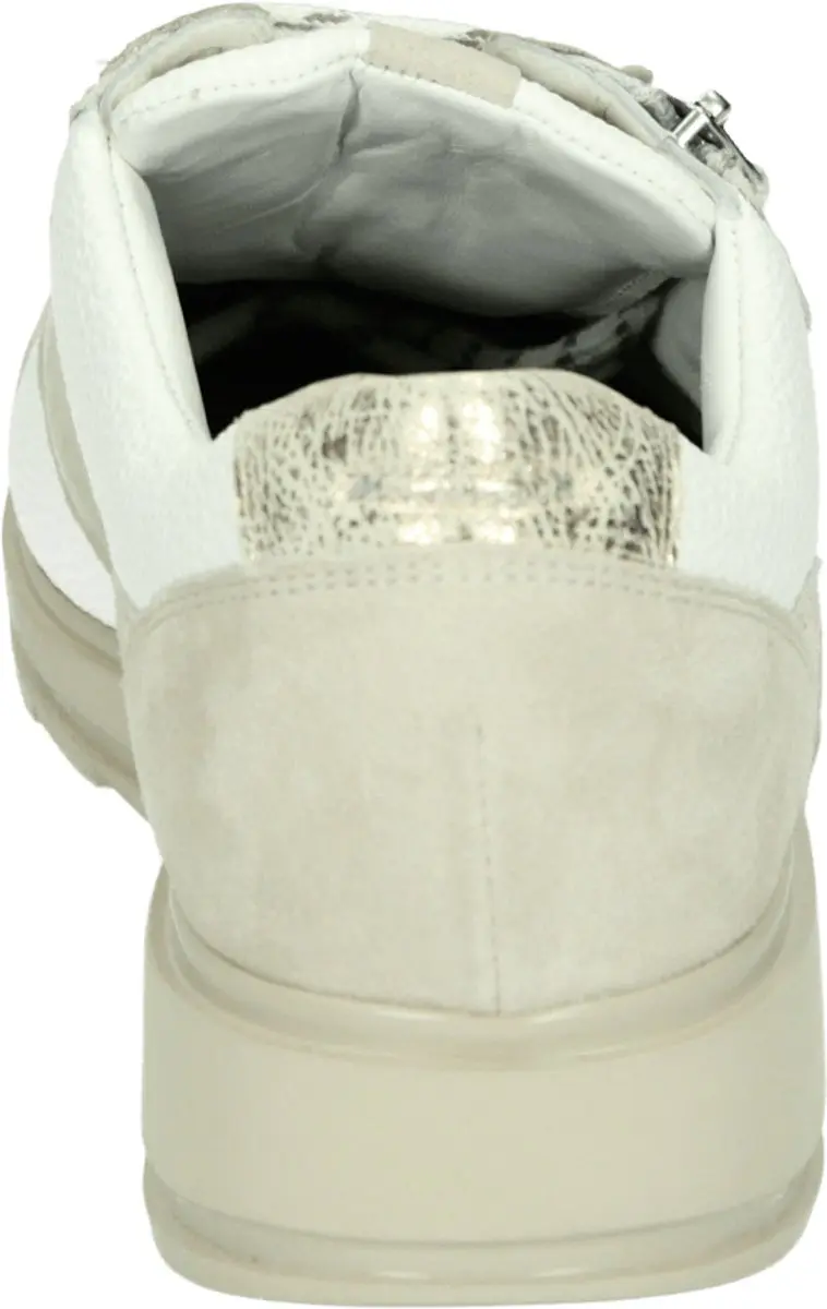 Durea 6279 H Lage Sneakers - Wit/Beige - Maat 37
