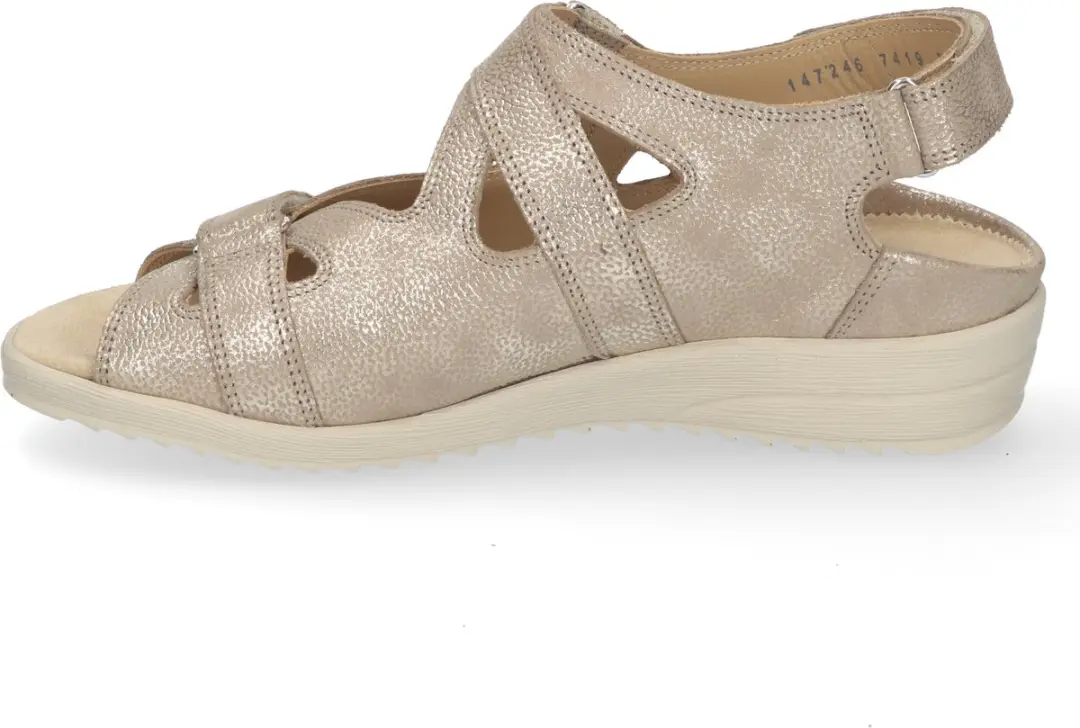 Durea 7419 Dames Sandalen - Taupe Maat 38.5