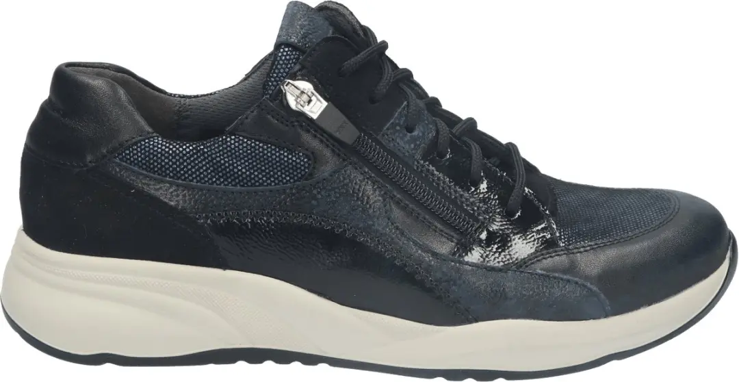 Durea 6318 H Lage Sneakers - Blauw - Maat 42