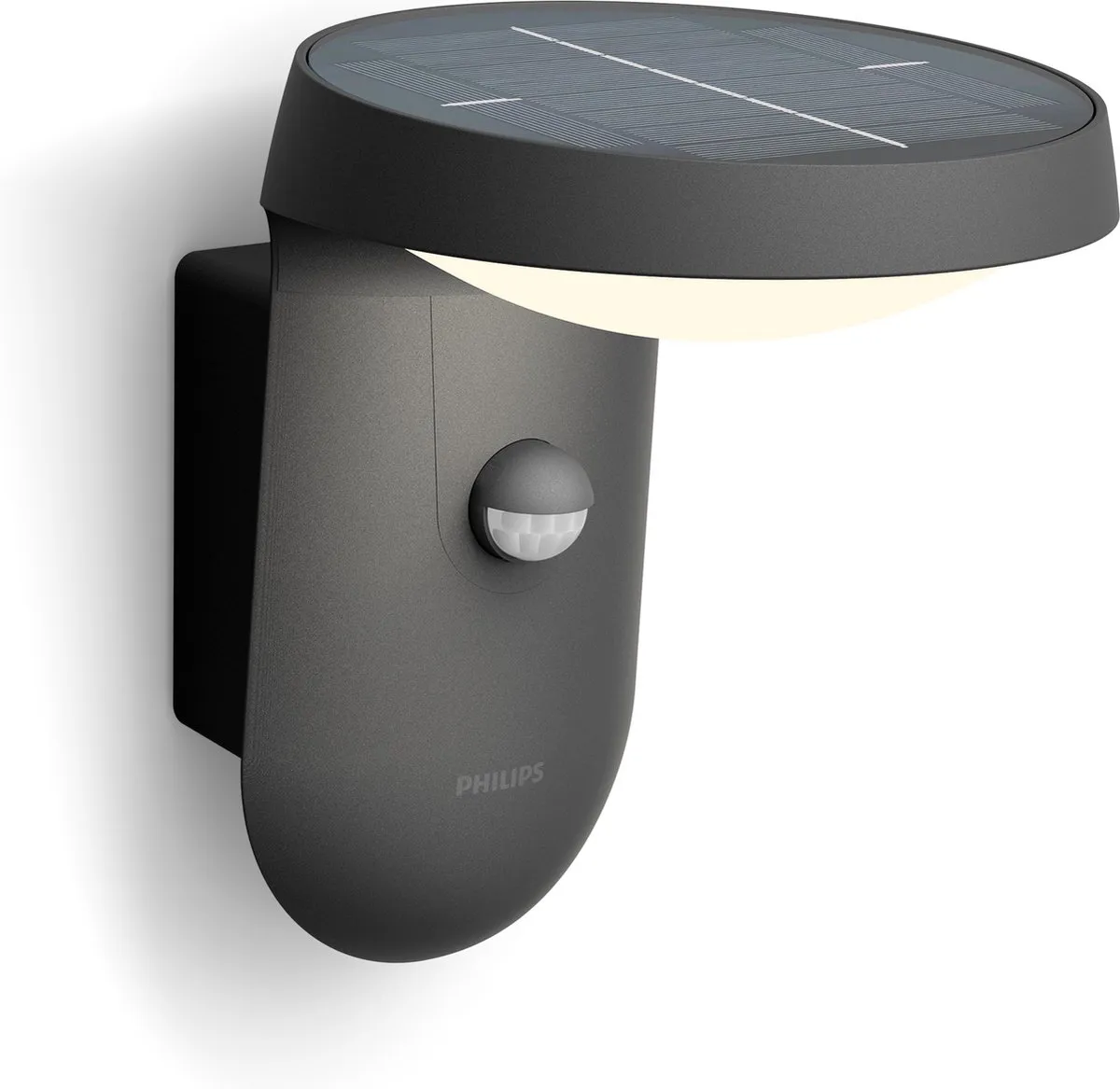 Philips Tyla Zonne-Wandlamp Antraciet - 1.2W - Sensor