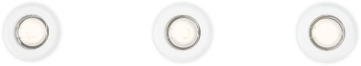 Philips LED Enif Inbouwspot GU10 - 3 Stuks - 50W