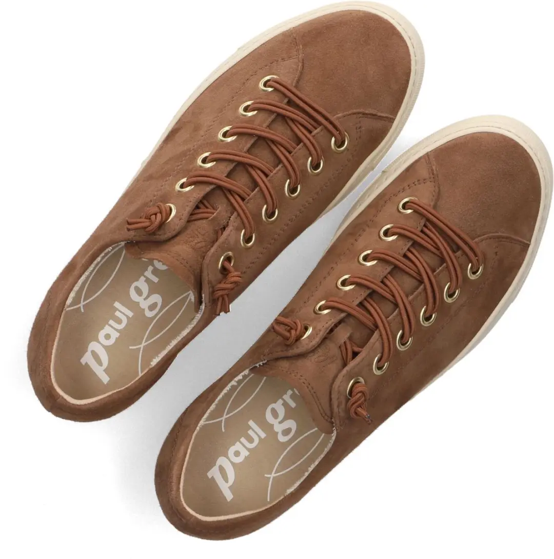Paul Green 4081 Dames Sneakers - Bruin - 37,5