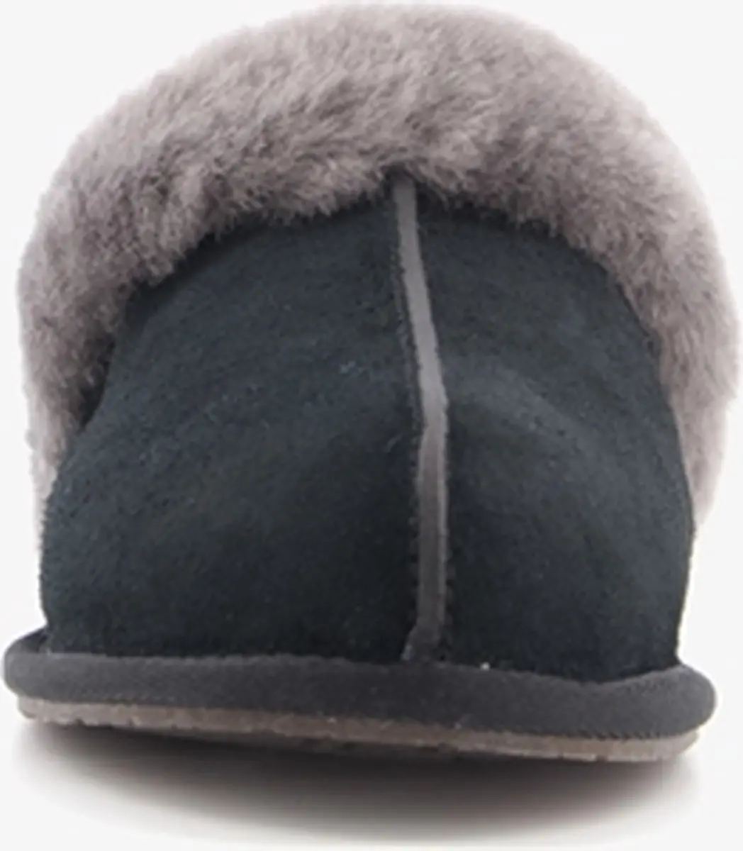 UGG W Scuffette II Dames Sloffen - 39 - Zwart/Grijs