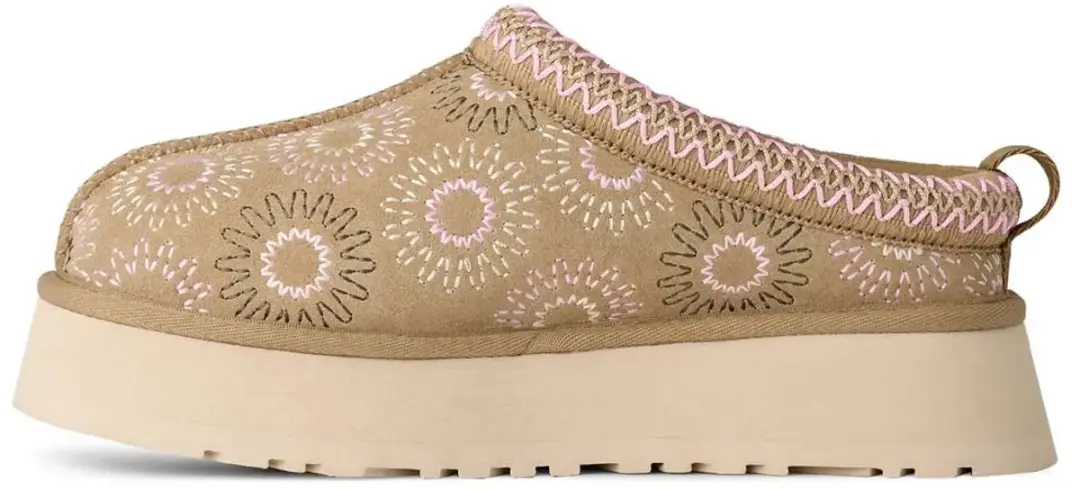 UGG Tazz Sun Stitch Klompen - Lichtbruin - Maat 39