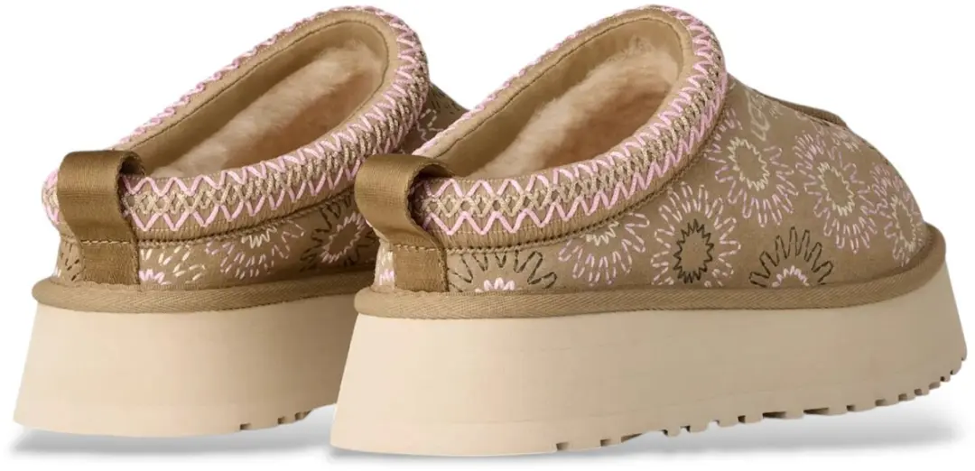 UGG Tazz Sun Stitch Klompen - Lichtbruin - Maat 39