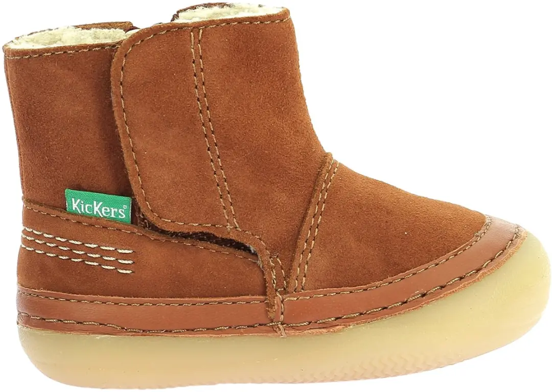 Kickers Sokifaune Hoge Leren Sneakers