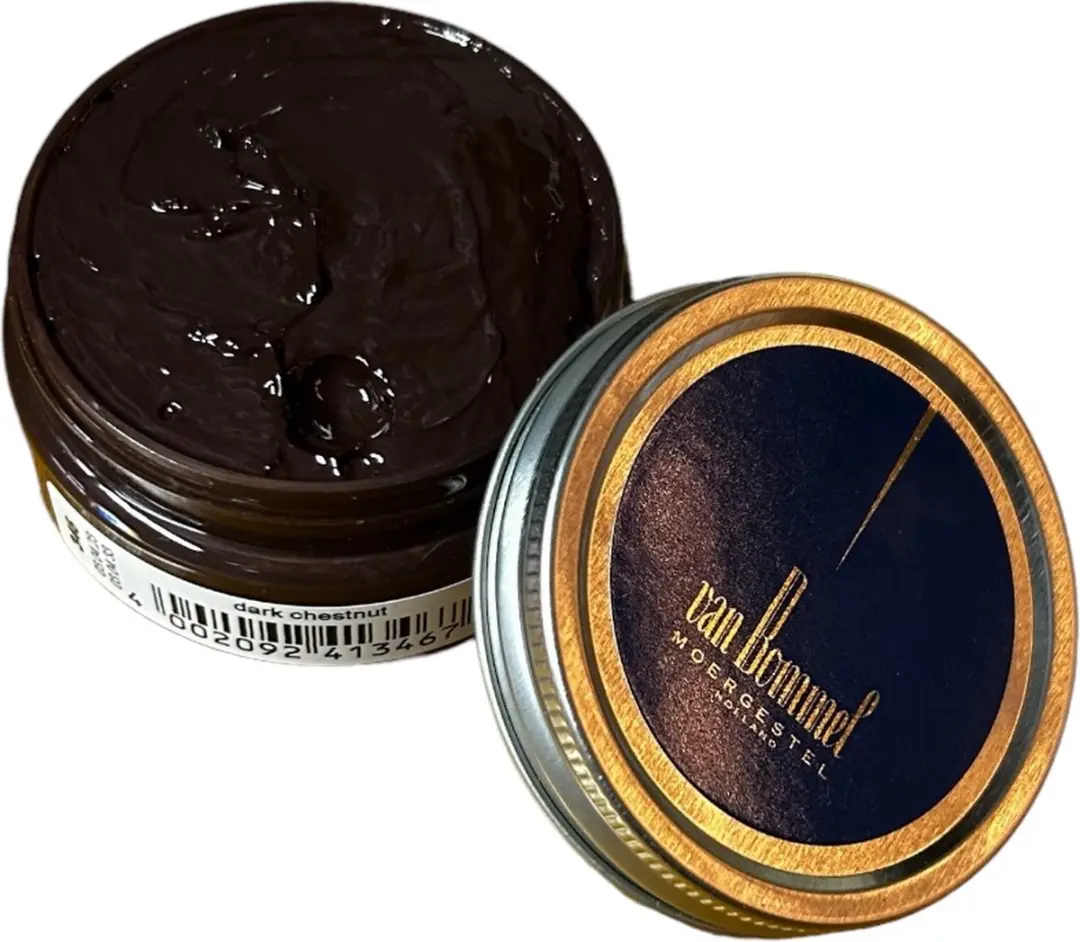 Van Bommel Shoecream 60ml potje luxe kwaliteit schoen poets kleur 346 Brazil don