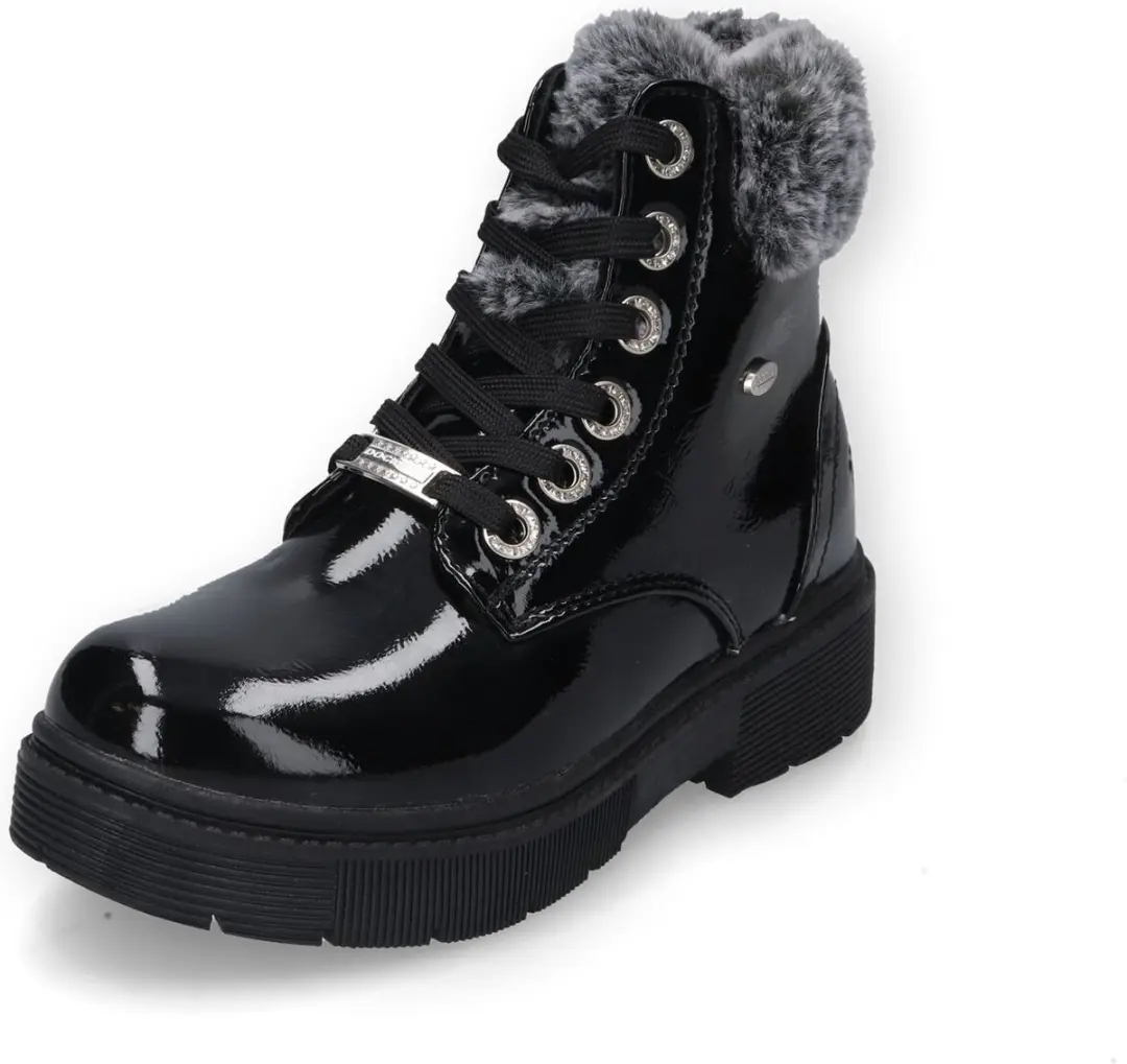 Dockers by Gerli Patent Boot Kinderlaarzen zwart EU 37
