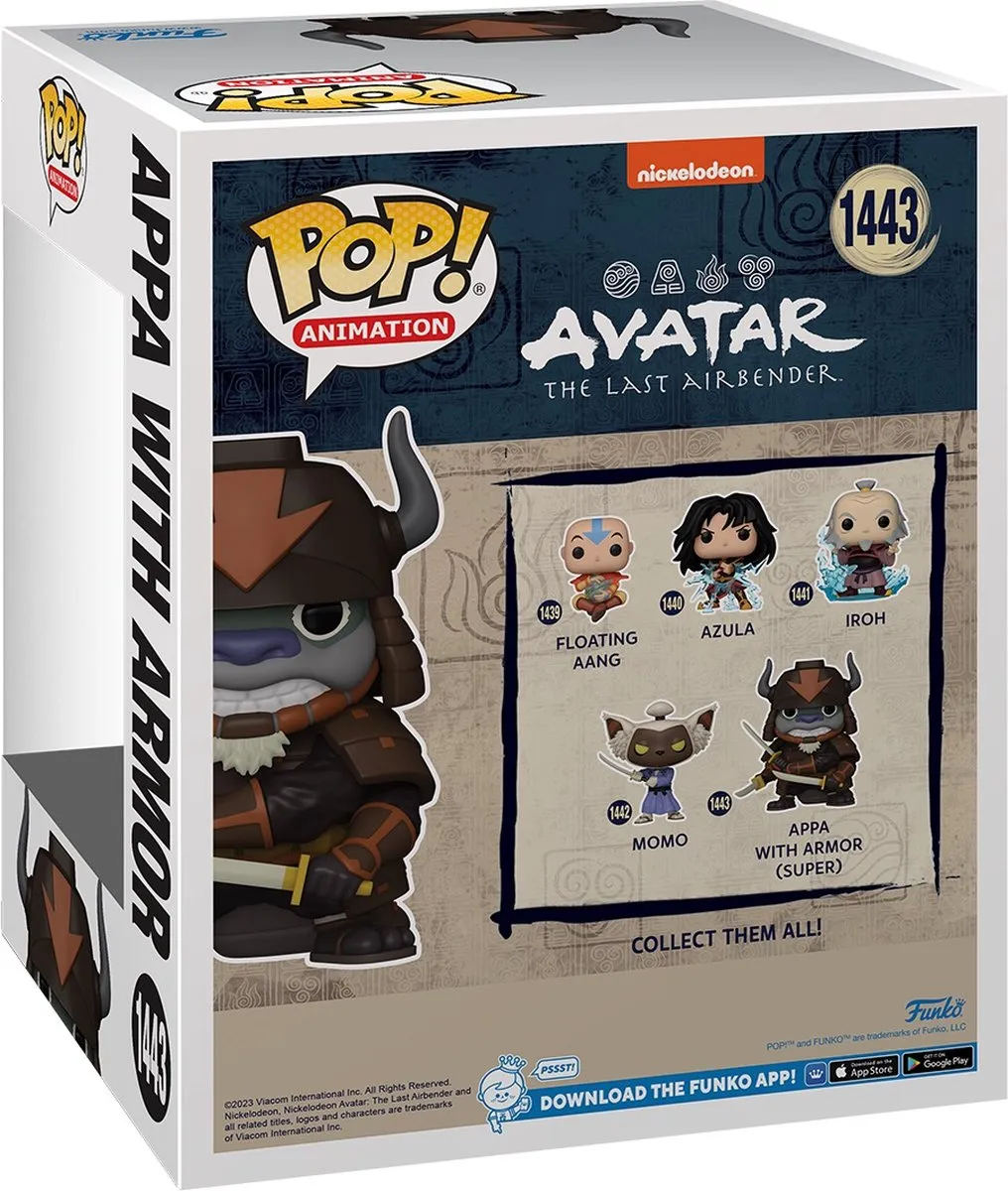 Funko Pop Avatar Appa met Harnas #1443 - 14 cm - Multi