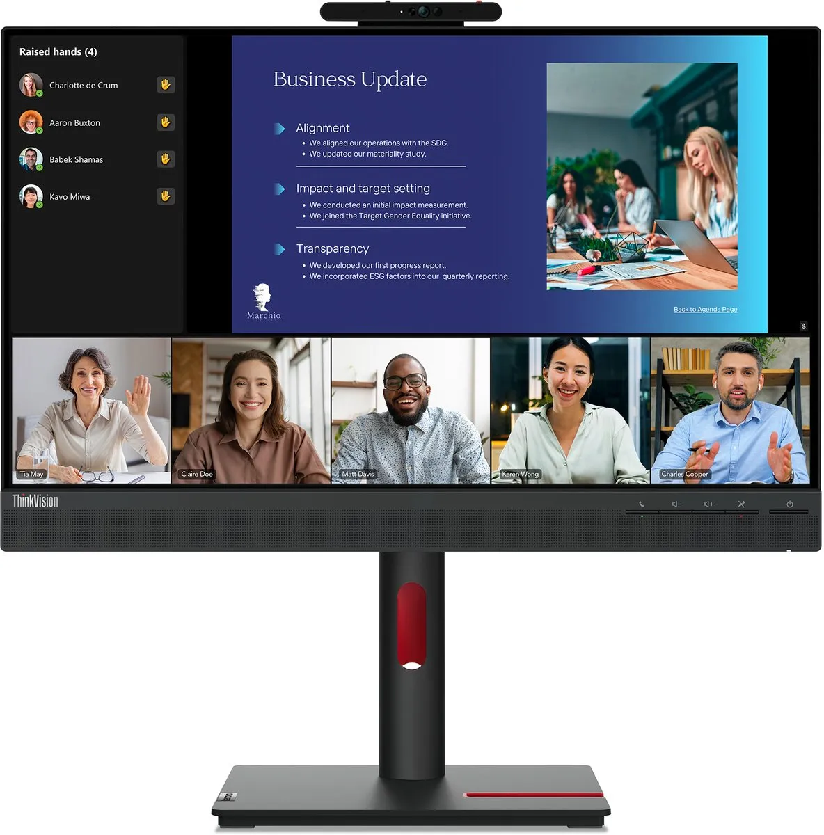 Lenovo 63D8MAT3EU Full HD Monitor 23,8" - sRGB