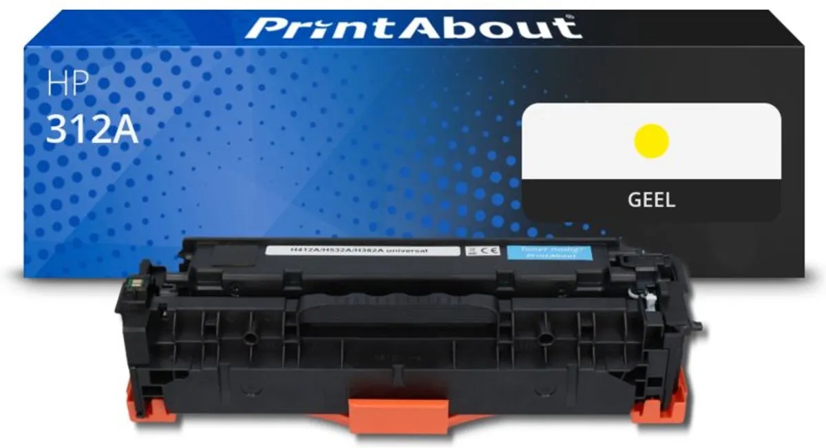 PrintAbout Huismerk HP 312A CF382A Toner Geel