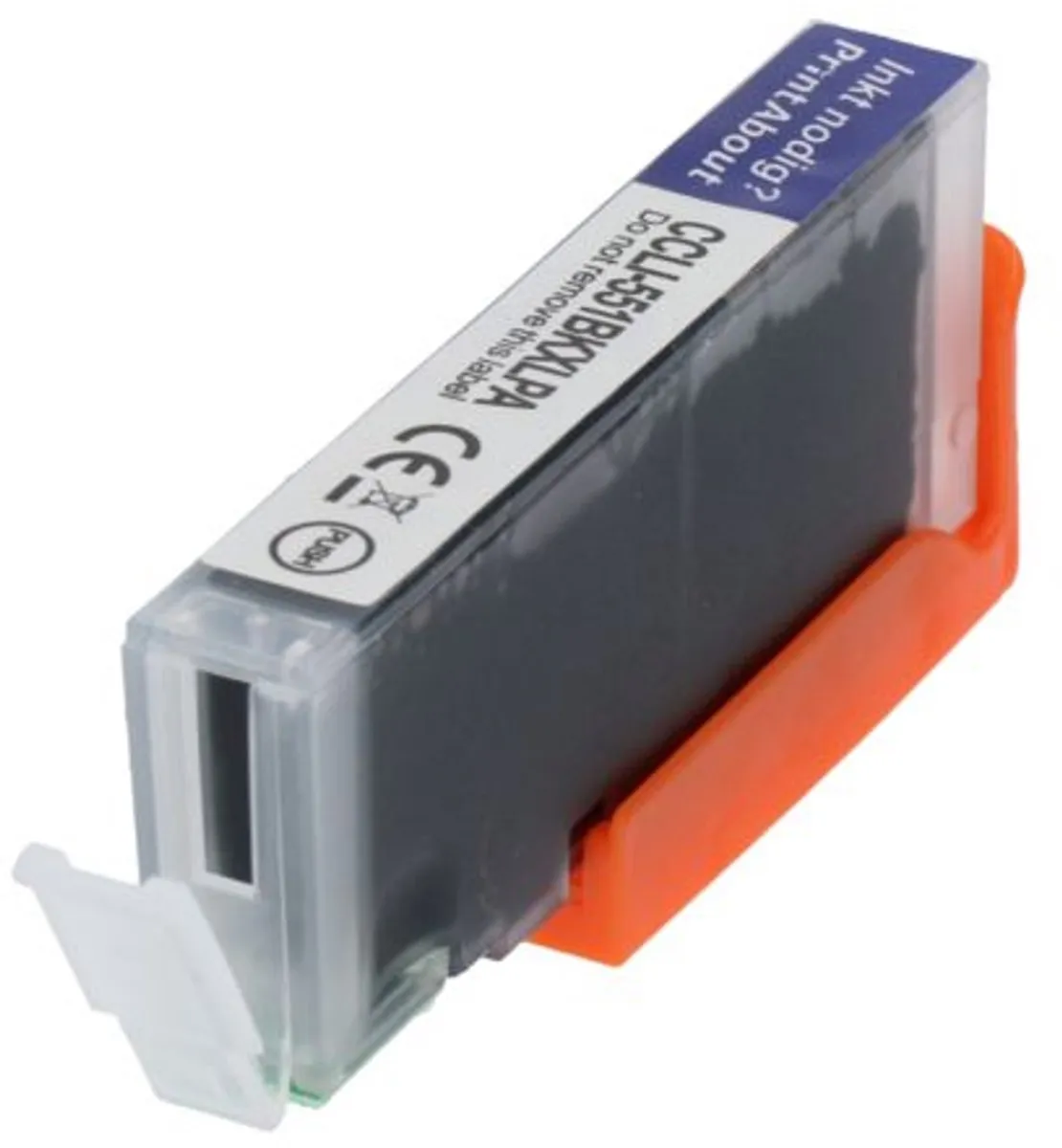 PrintAbout CLI-551BK Inktcartridge - Zwart - 15ml - o.a. Canon PIXMA TS8050