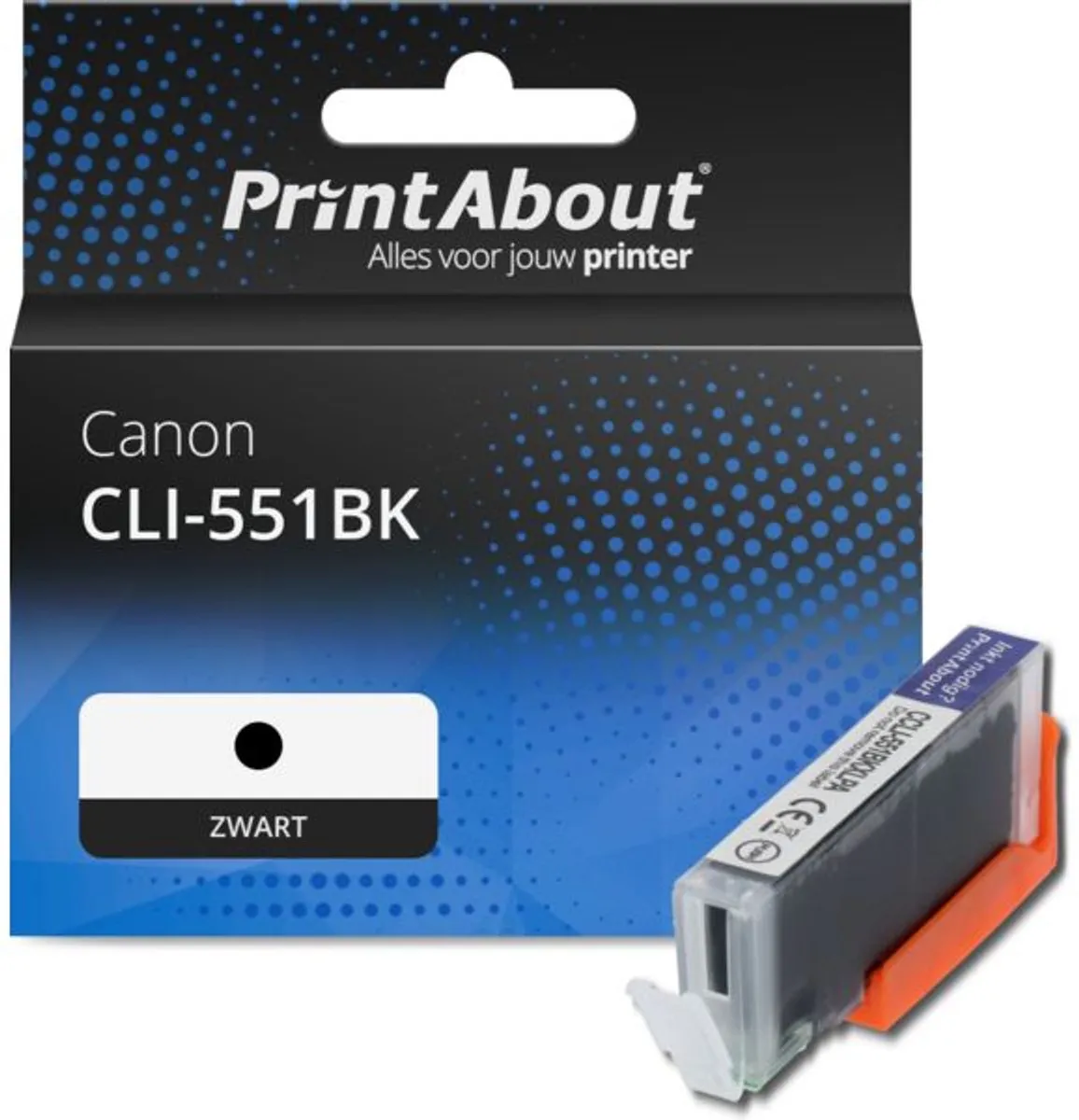 PrintAbout CLI-551BK Inktcartridge