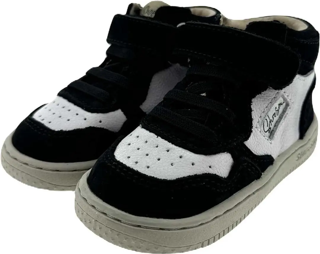 Shoesme Babysneakers Black White - Maat 21 - afbeelding 4 van 6