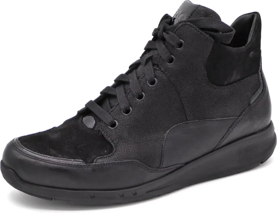 Durea 9735 K GO Hoge Sneakers - Zwart