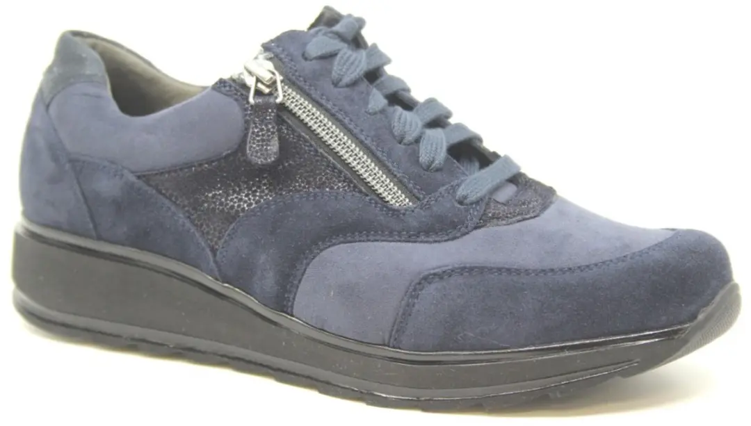 Durea Sneaker 6279 685 1139 Donkerblauw Wijdte H