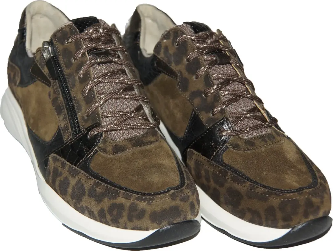 Durea Sneaker 6295 6295 Olijf Bruin