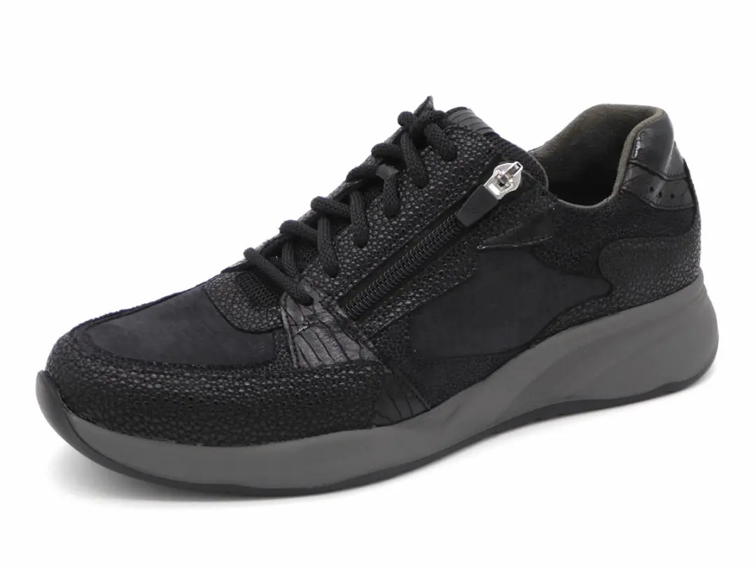 Durea 6295 H Lage Sneakers - Zwart 38