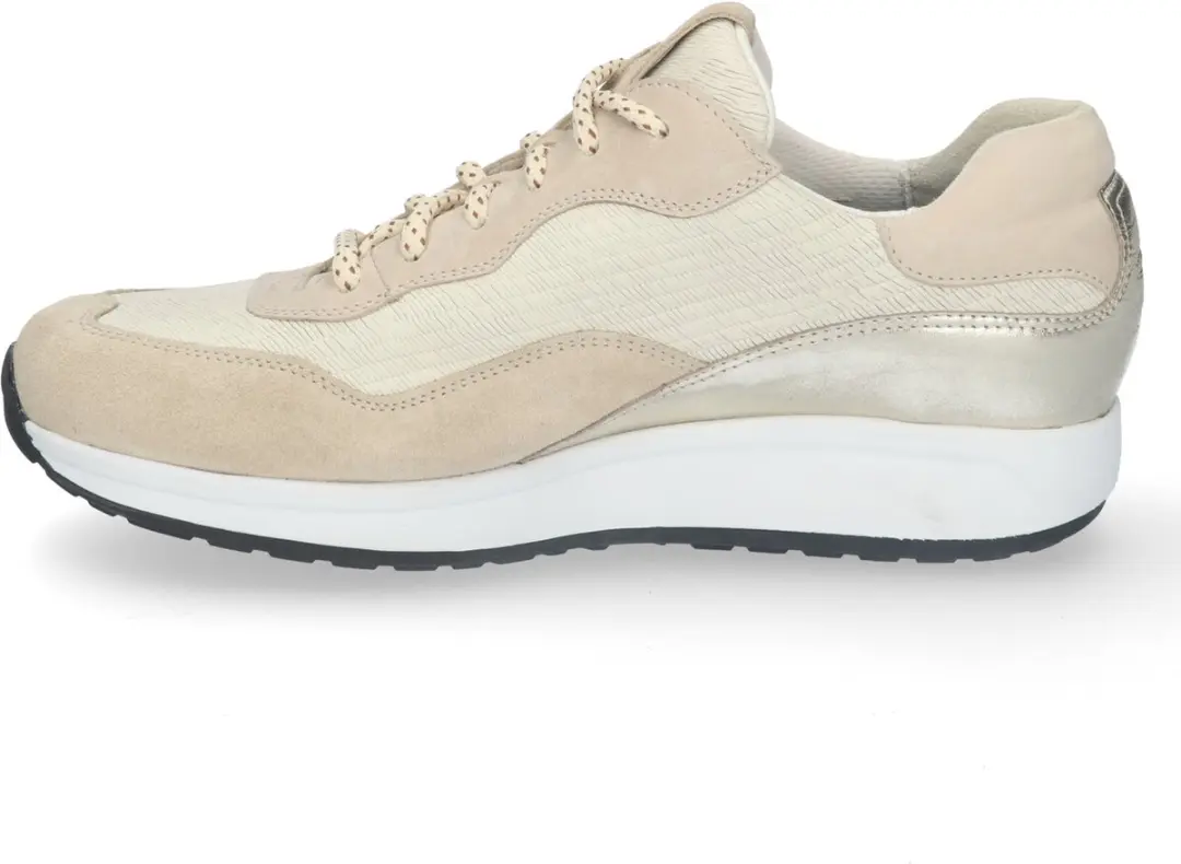 Durea Sneaker 6319 Licht Taupe Ivoor - Maat 38