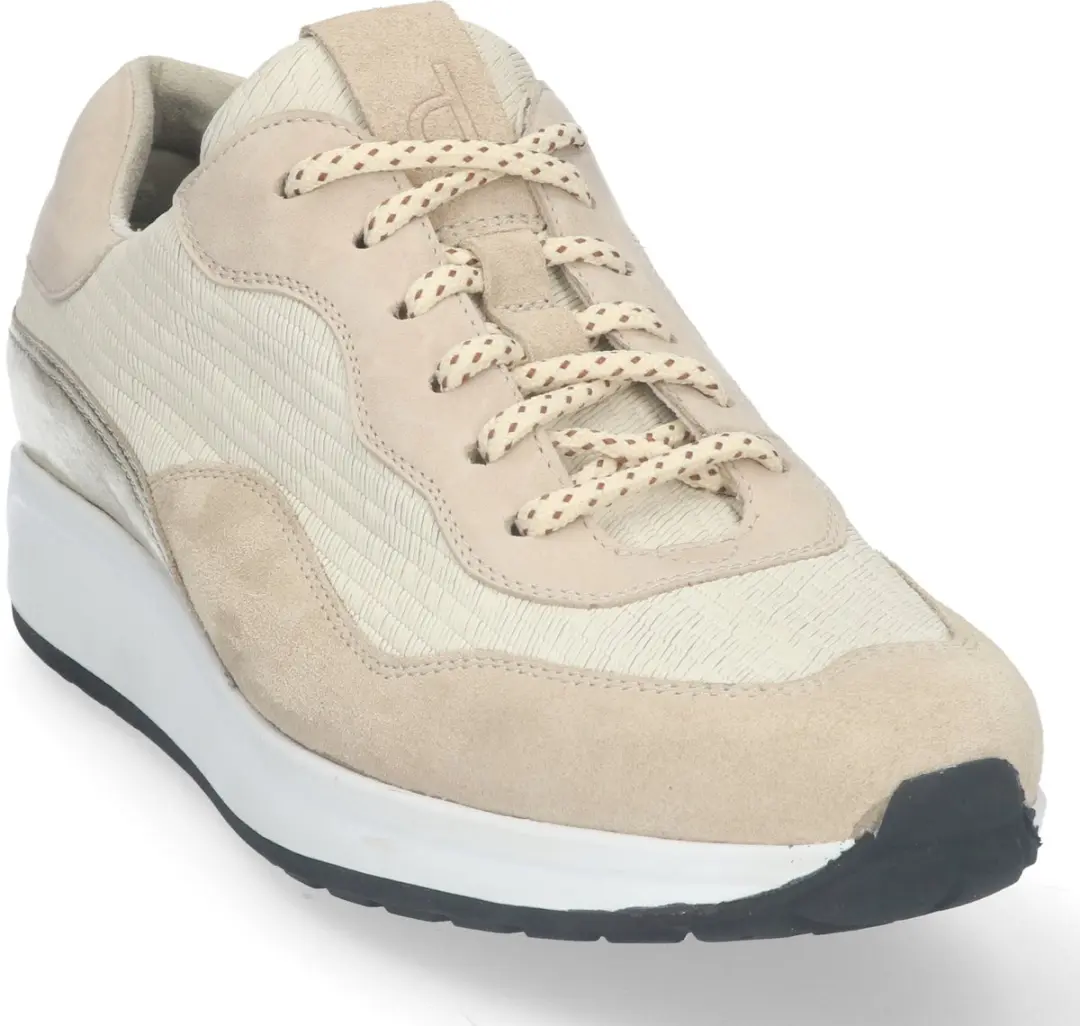 Durea Sneaker 6319 Licht Taupe Ivoor - Maat 38