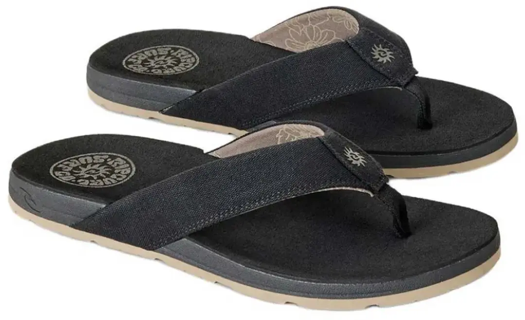 Rip Curl Pacific Rinse Bloom Teenslipper - Zwart EU 41