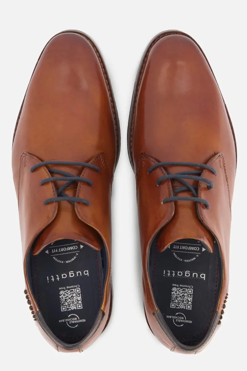 Bugatti Amros Veterschoenen - Cognac - Maat 42 - afbeelding 5 van 6