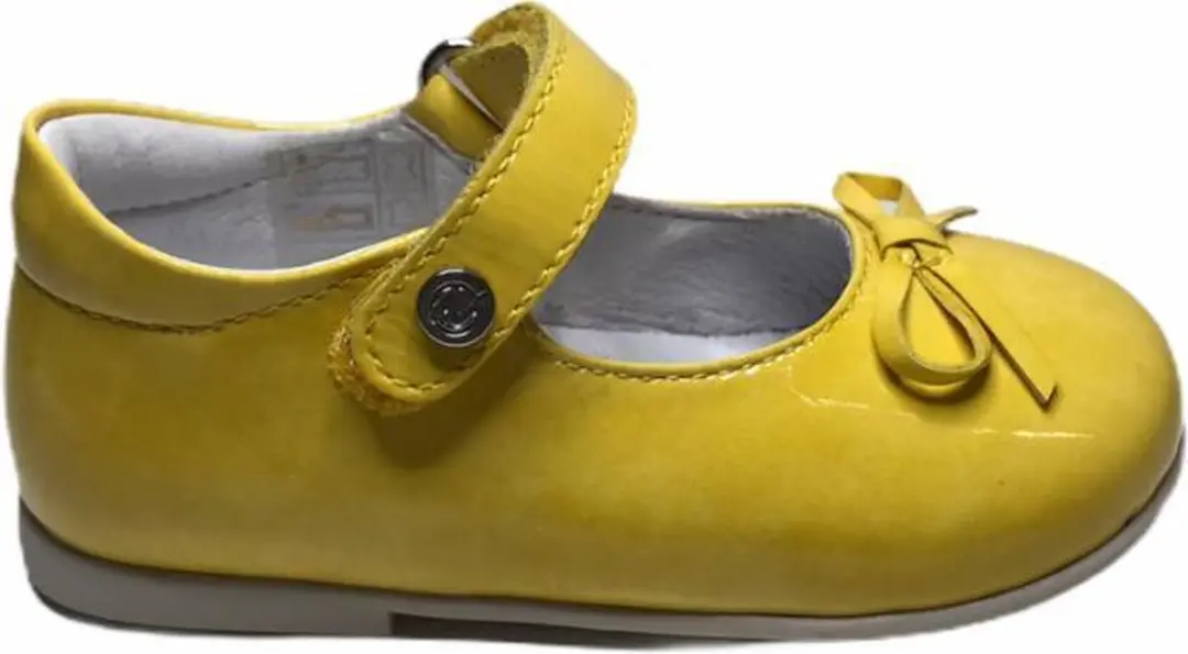 Naturino velcro ballerina 4524 lak geel mt 20