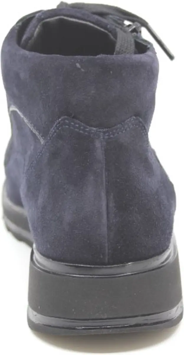 Durea 9763 Veterboots - Blauw - Maat 42
