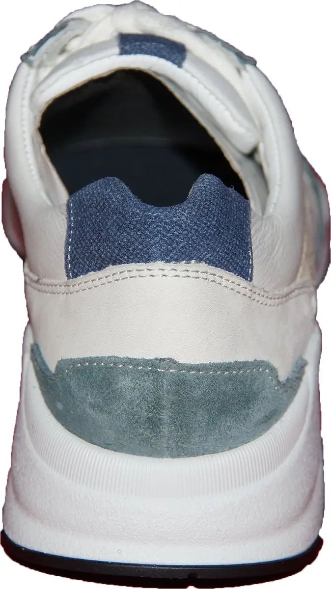 Durea 6267 685 0264 Combi Sneaker - Beige/Wit/Groen - Wijdte H